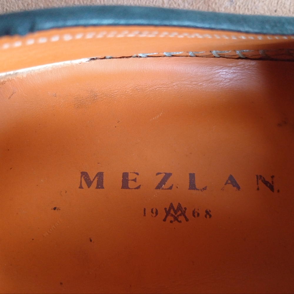 MEZLAN Men's Rare Green Suede Slipon Loafer Size 13M (27) - Picture 8 of 12